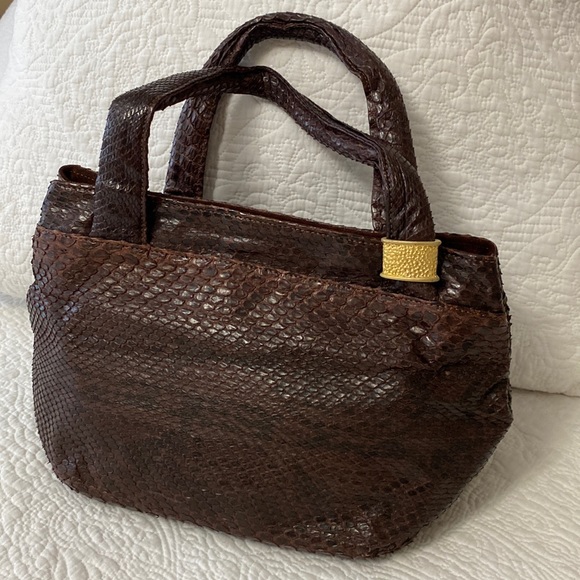 Handbags - Sale!🛍️Python Snakeskin Shoulder Bag